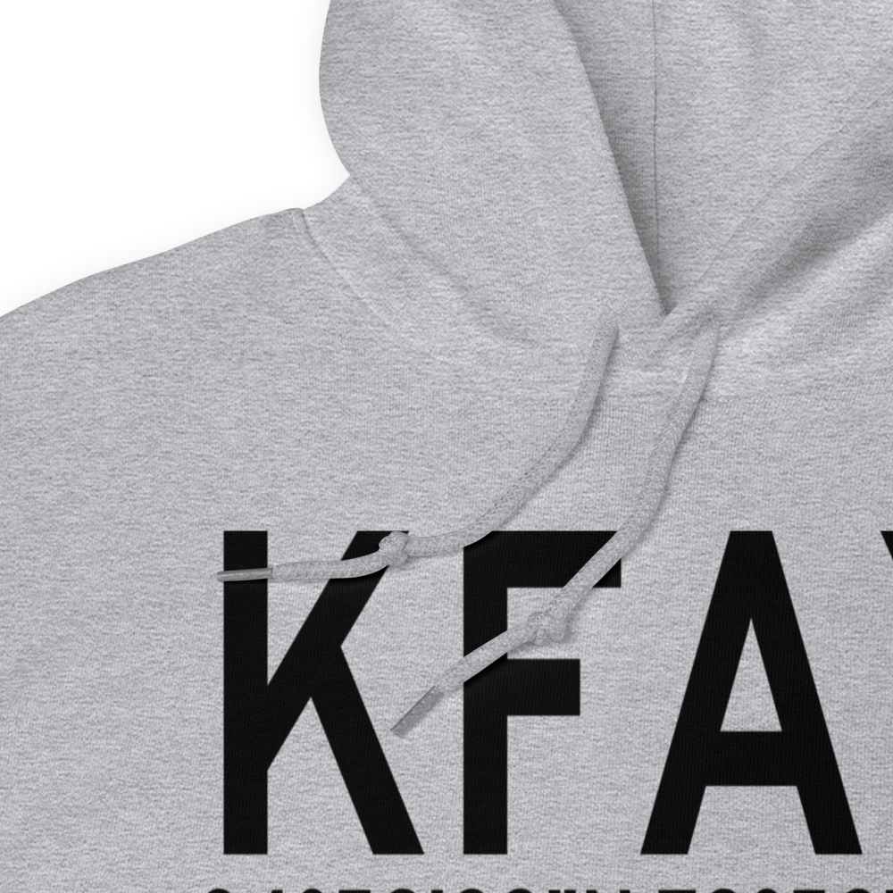Fayetteville Regional Grannis Field (KFAY) ICAO Hoodie Sweatshirt 