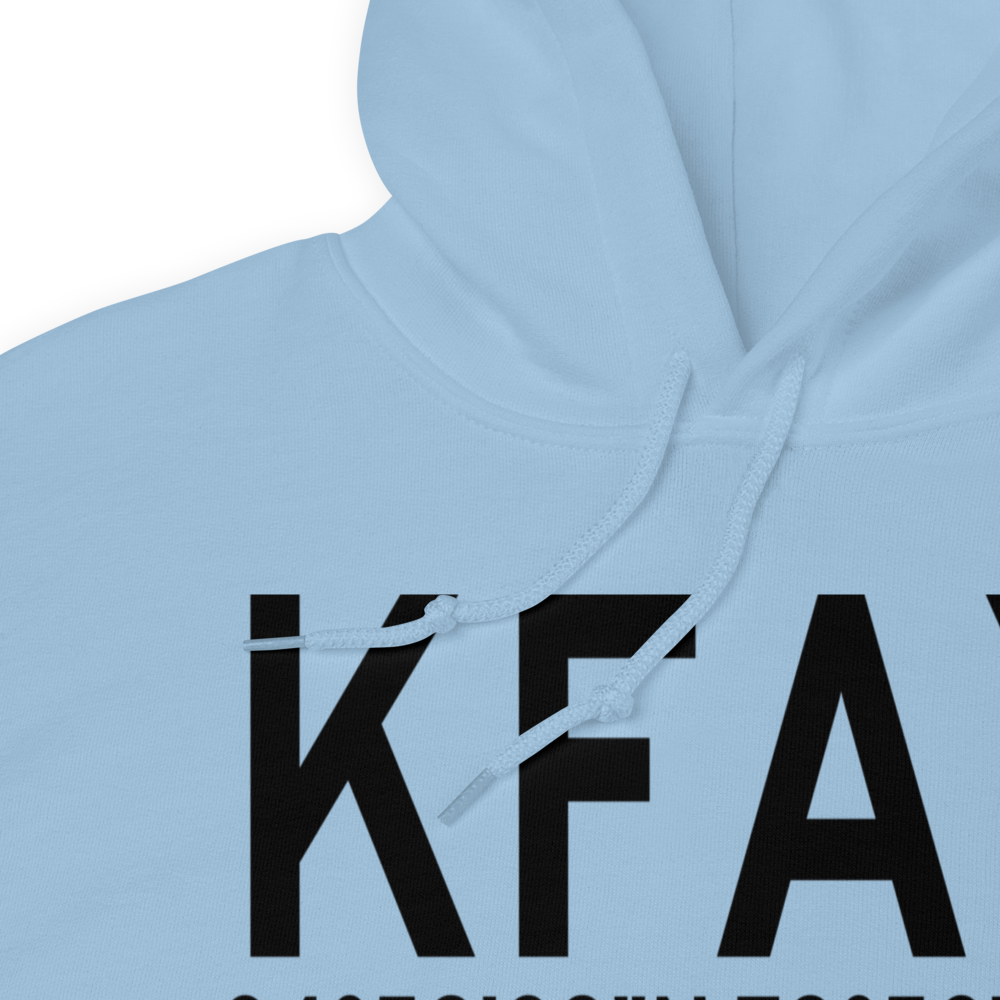 Fayetteville Regional Grannis Field (KFAY) ICAO Hoodie Sweatshirt 