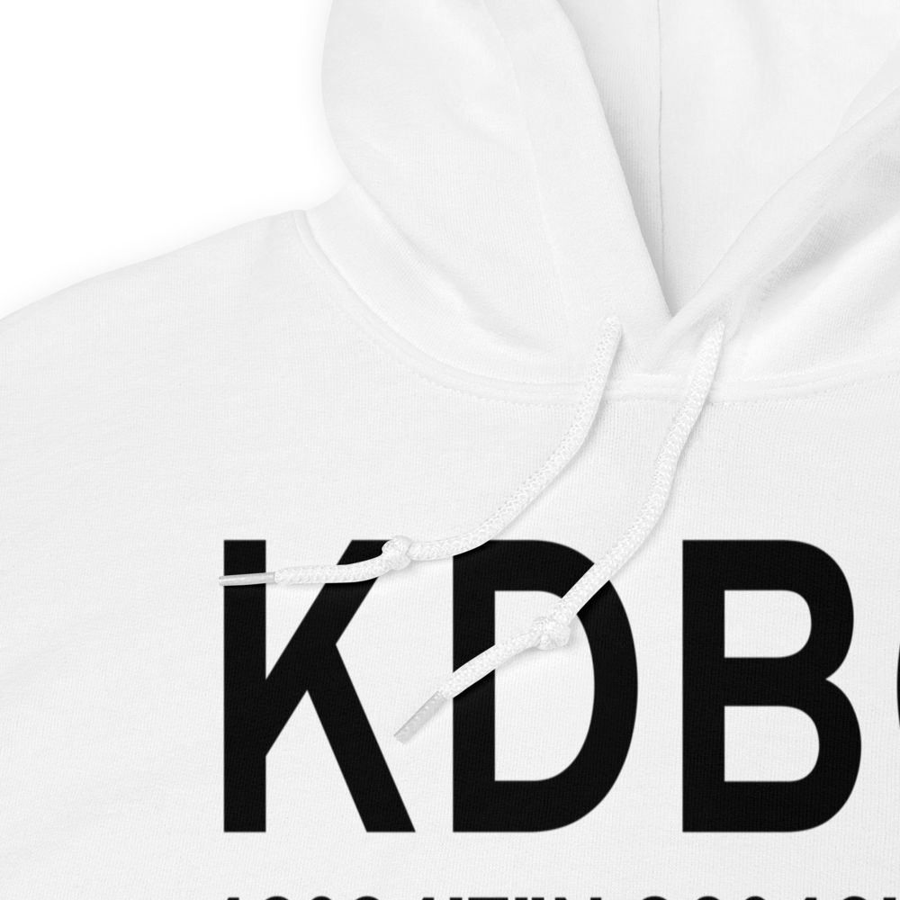 Dubuque Regional Airport (KDBQ) ICAO Hoodie Sweatshirt 