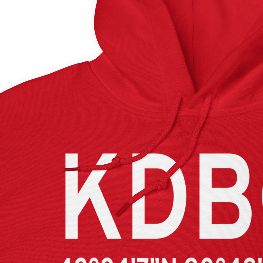 Dubuque Regional Airport (KDBQ) ICAO Hoodie Sweatshirt 