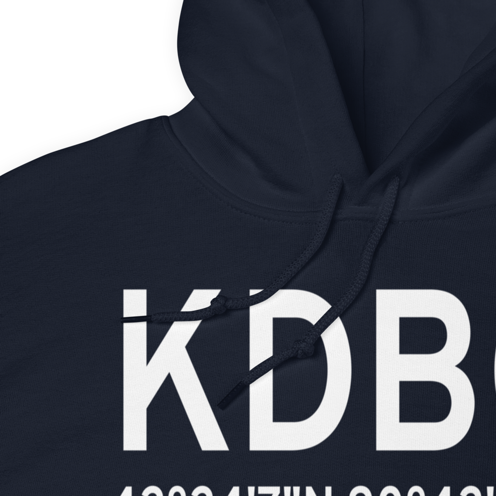 Dubuque Regional Airport (KDBQ) ICAO Hoodie Sweatshirt 
