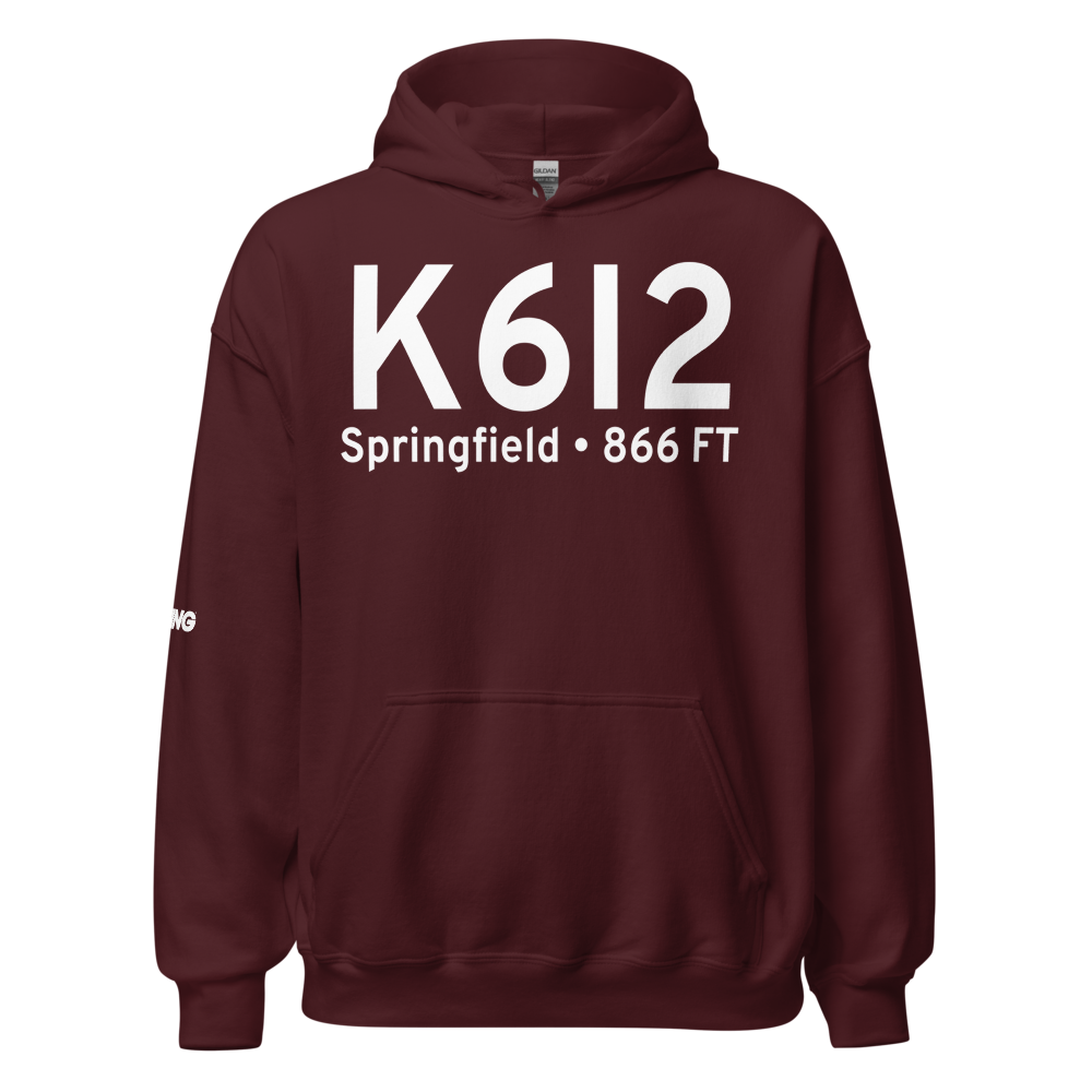 Lebanon Springfield Airport (K6I2) ICAO Hoodie Sweatshirt 