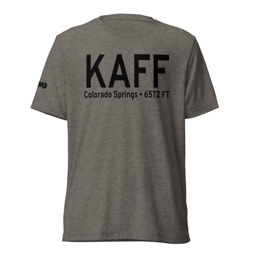 USAF Academy Airfield (KAFF) ICAO Tri-blend T-Shirt 
