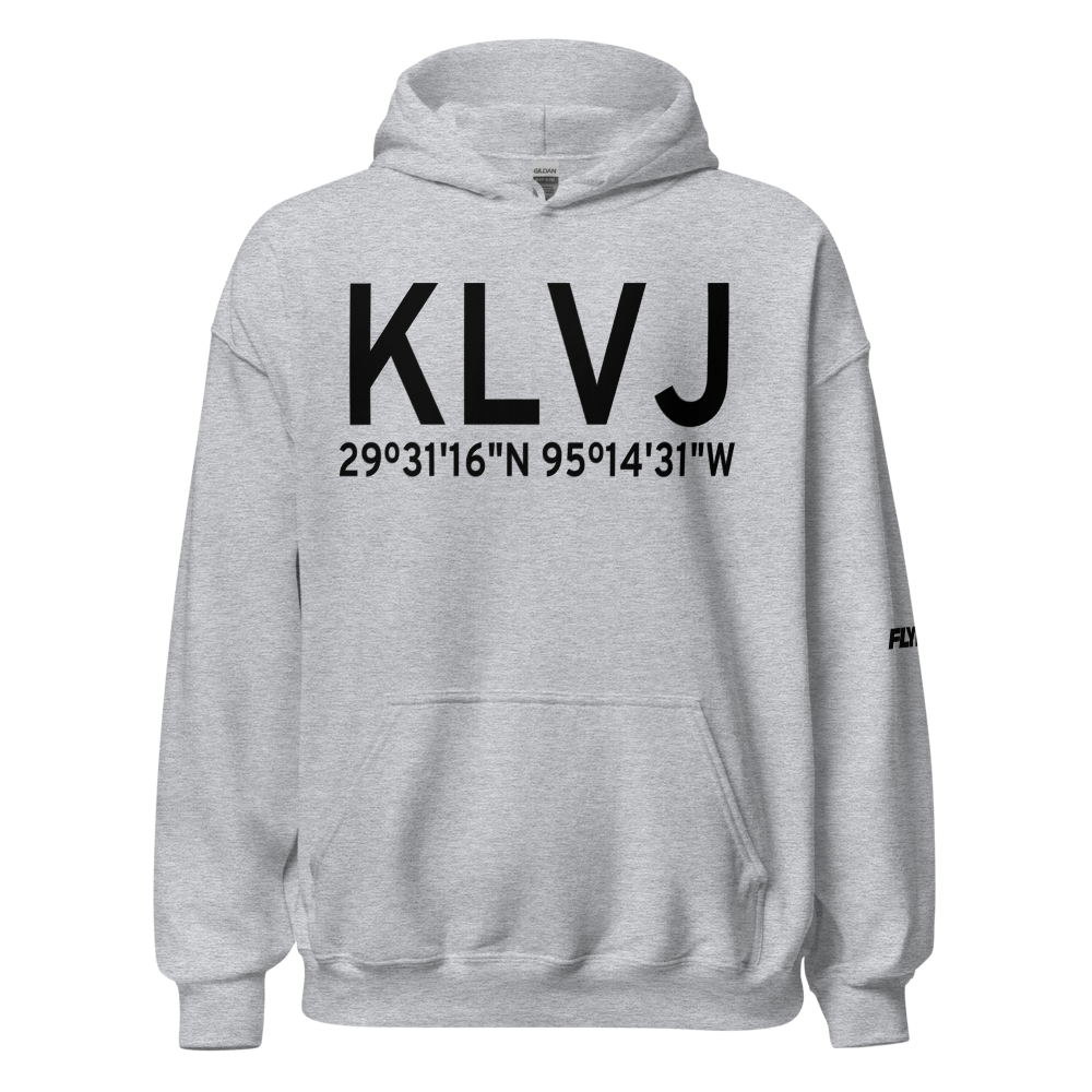 Pearland Regional Airport (KLVJ) ICAO Hoodie Sweatshirt 