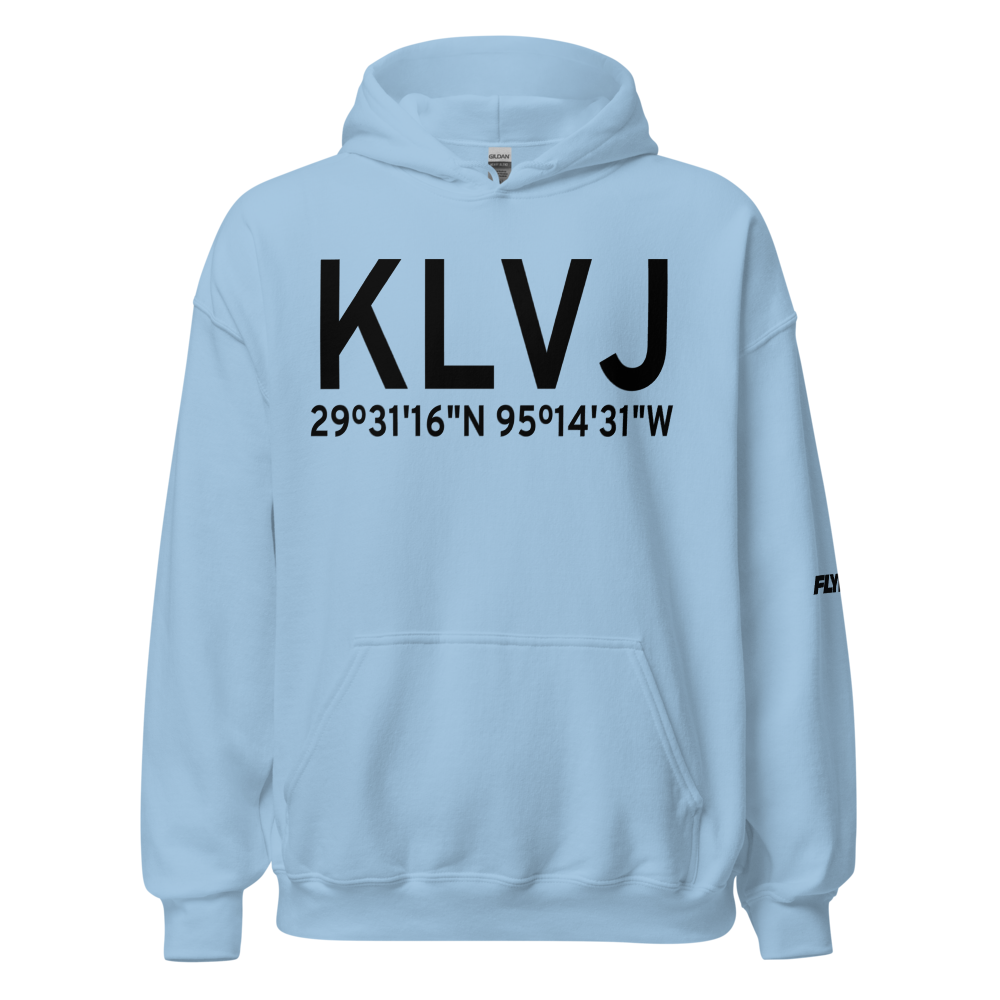 Pearland Regional Airport (KLVJ) ICAO Hoodie Sweatshirt 