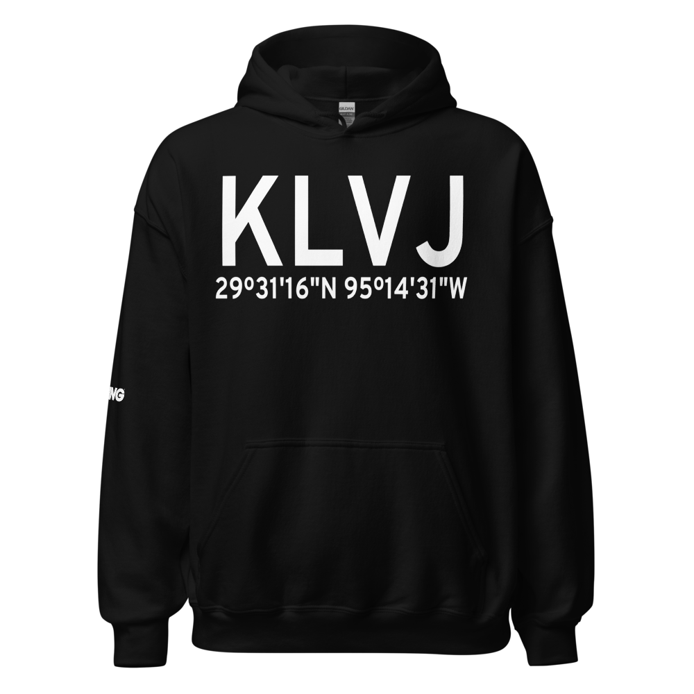 Pearland Regional Airport (KLVJ) ICAO Hoodie Sweatshirt 