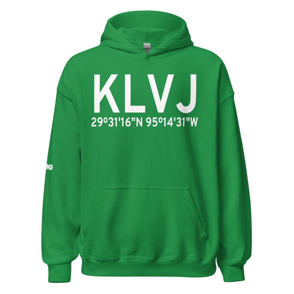 Pearland Regional Airport (KLVJ) ICAO Hoodie Sweatshirt 
