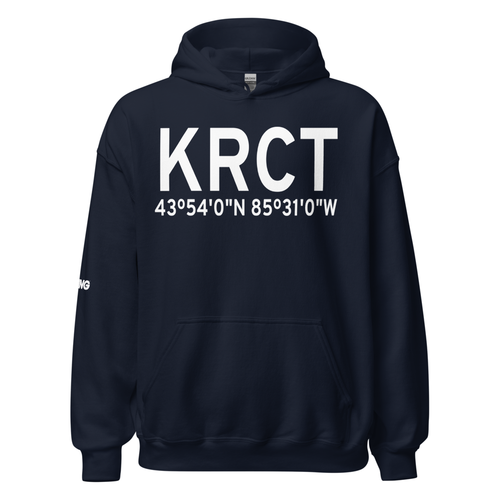 Nartron Field (KRCT) ICAO Hoodie Sweatshirt 