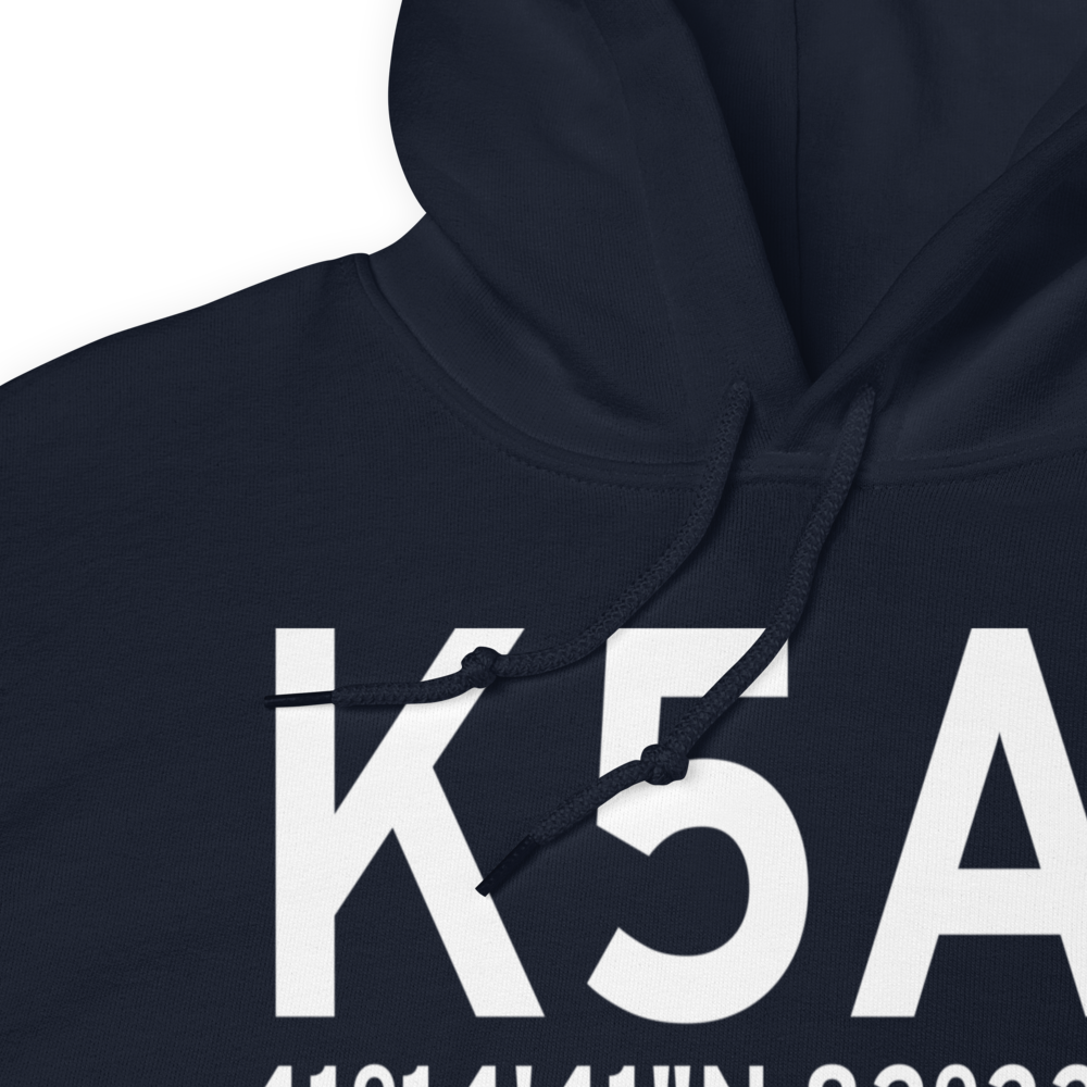 Norwalk Huron County Airport (K5A1) ICAO Hoodie Sweatshirt 
