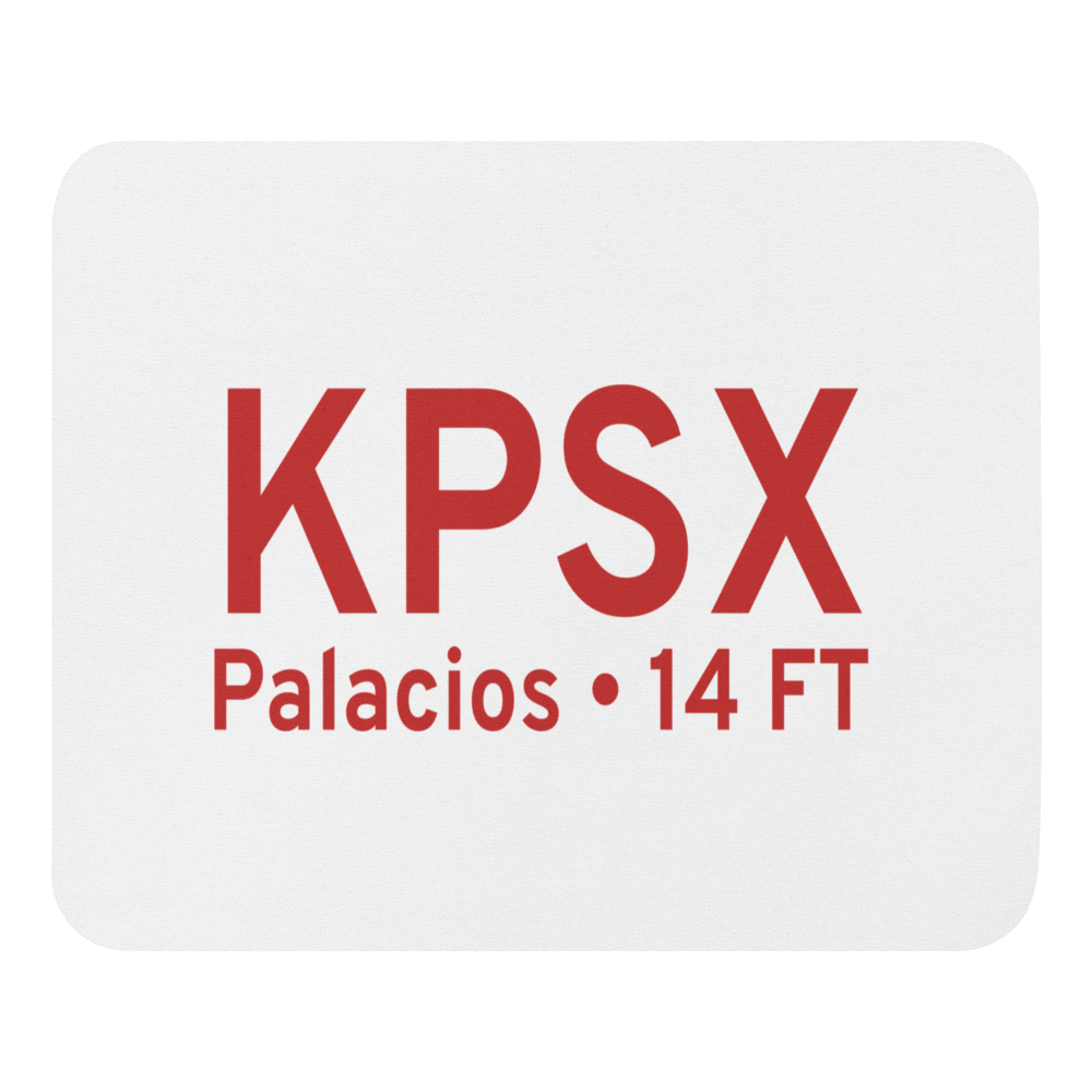 Palacios Municipal Airport (KPSX) ICAO  Mouse Pad 