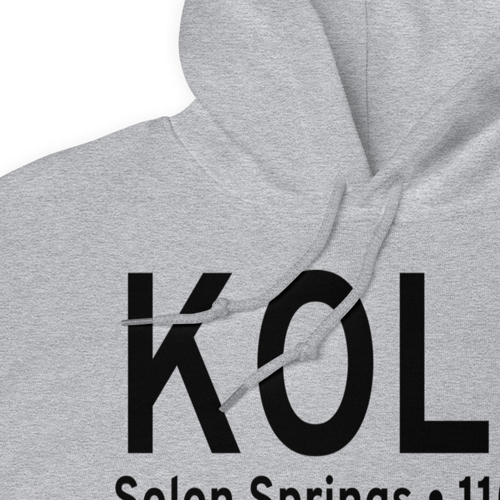 Solon Springs Municipal Airport (KOLG) ICAO Hoodie Sweatshirt 