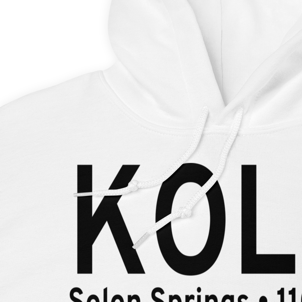 Solon Springs Municipal Airport (KOLG) ICAO Hoodie Sweatshirt 