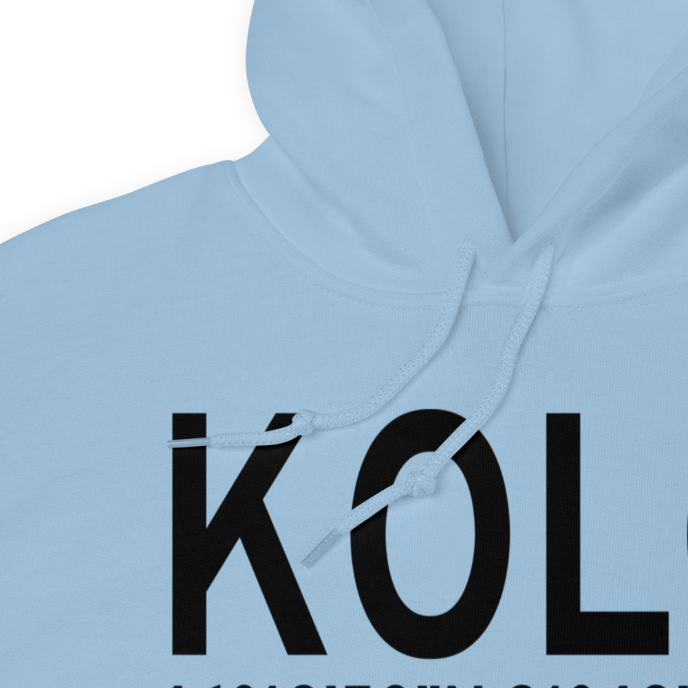Solon Springs Municipal Airport (KOLG) ICAO Hoodie Sweatshirt 