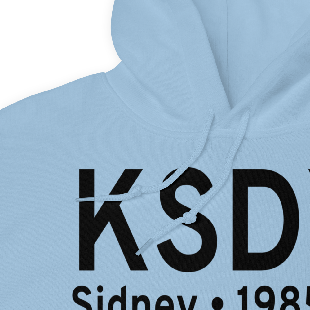 Sidney - Richland Regional Airport (KSDY) ICAO Hoodie Sweatshirt 