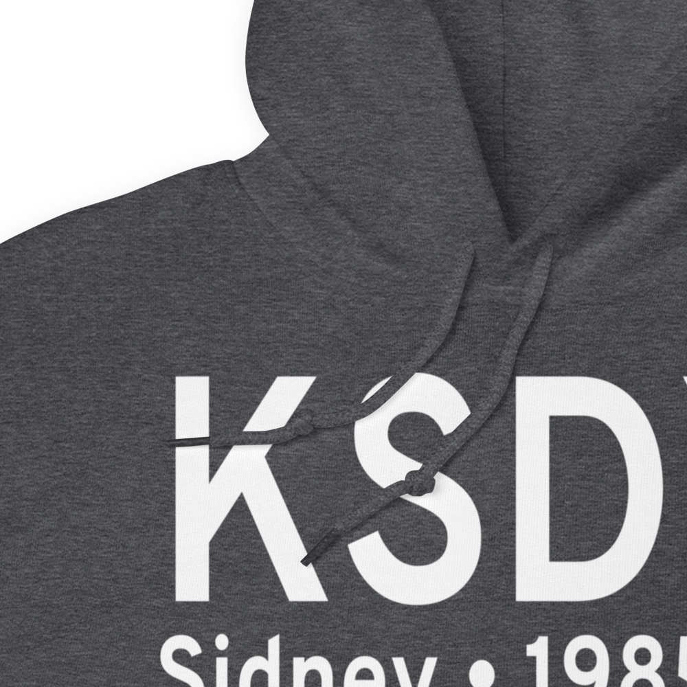 Sidney - Richland Regional Airport (KSDY) ICAO Hoodie Sweatshirt 