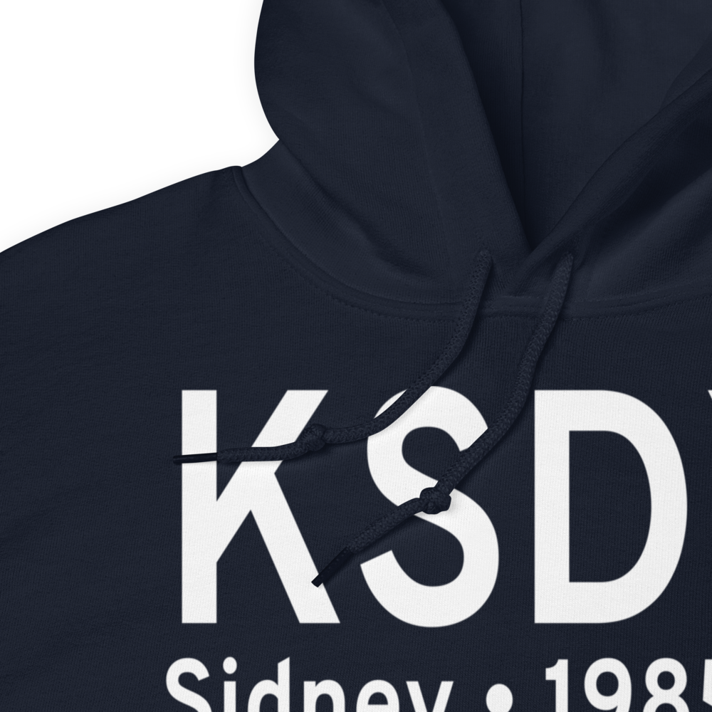Sidney - Richland Regional Airport (KSDY) ICAO Hoodie Sweatshirt 