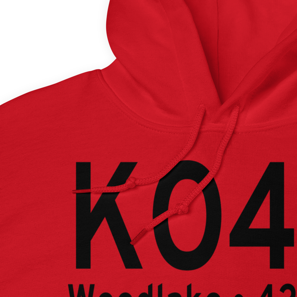 Woodlake Airport (KO42) ICAO Hoodie Sweatshirt 