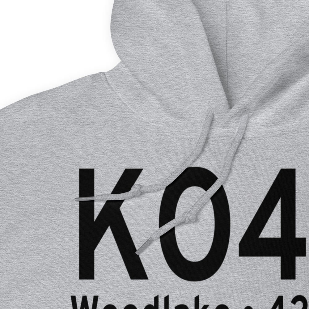 Woodlake Airport (KO42) ICAO Hoodie Sweatshirt 
