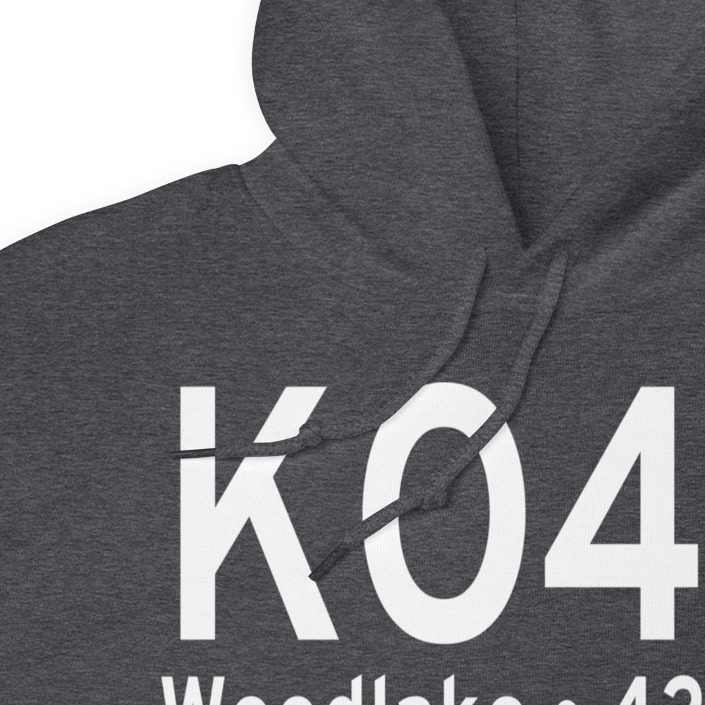 Woodlake Airport (KO42) ICAO Hoodie Sweatshirt 