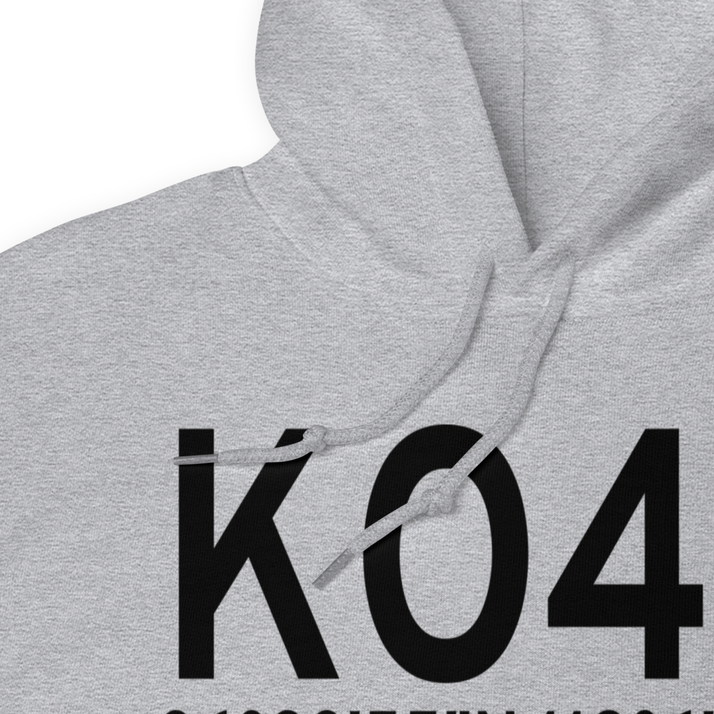 Woodlake Airport (KO42) ICAO Hoodie Sweatshirt 