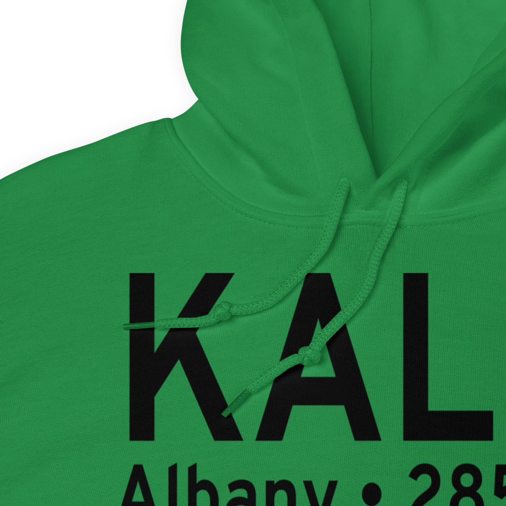 Albany International Airport (KALB) ICAO Hoodie Sweatshirt 
