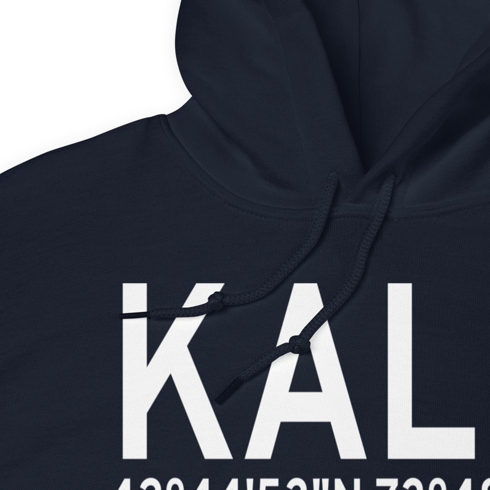 Albany International Airport (KALB) ICAO Hoodie Sweatshirt 