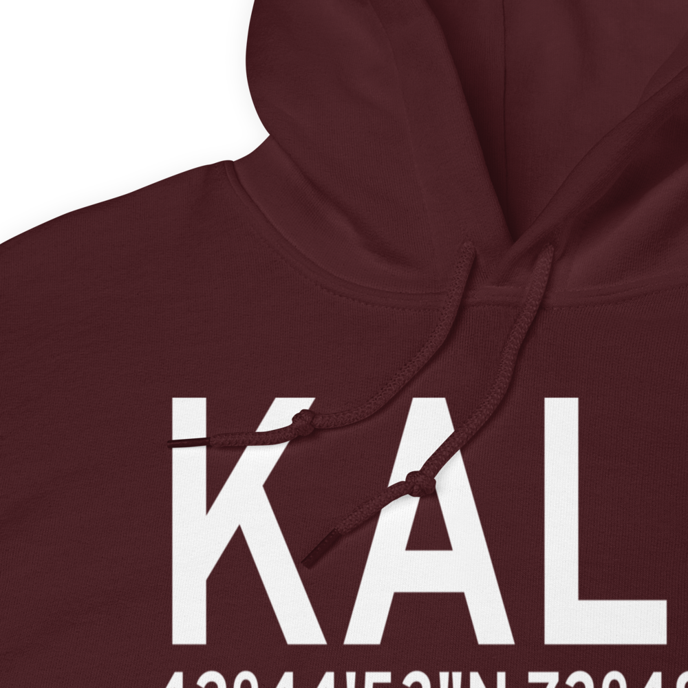 Albany International Airport (KALB) ICAO Hoodie Sweatshirt 