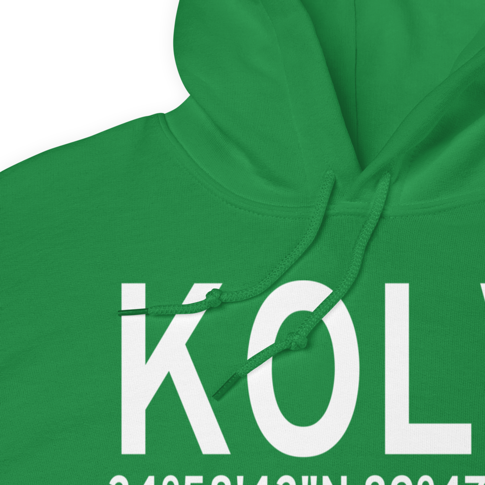 Olive Branch Airport (KOLV) ICAO Hoodie Sweatshirt 