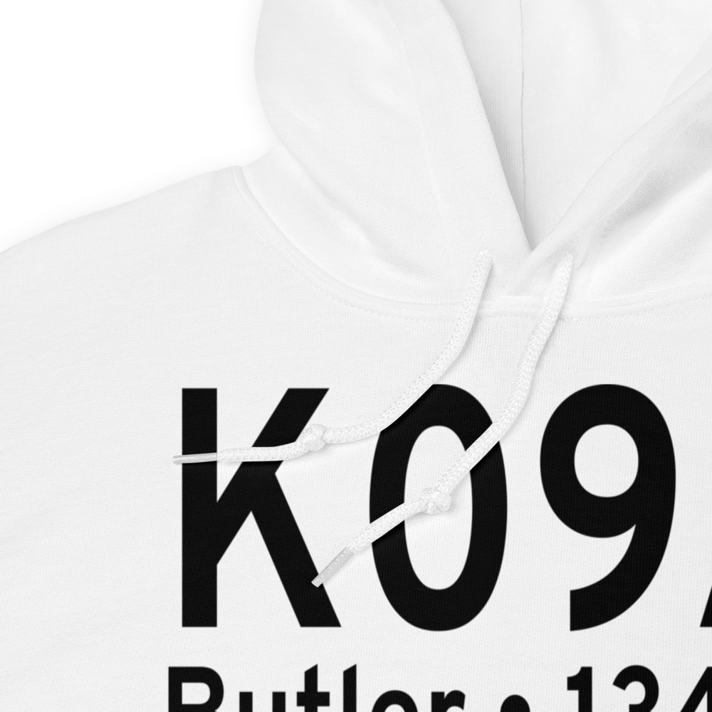 Butler-Choctaw County Airport (K09A) ICAO Hoodie Sweatshirt 