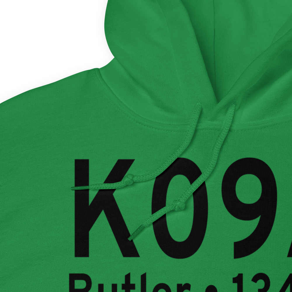 Butler-Choctaw County Airport (K09A) ICAO Hoodie Sweatshirt 