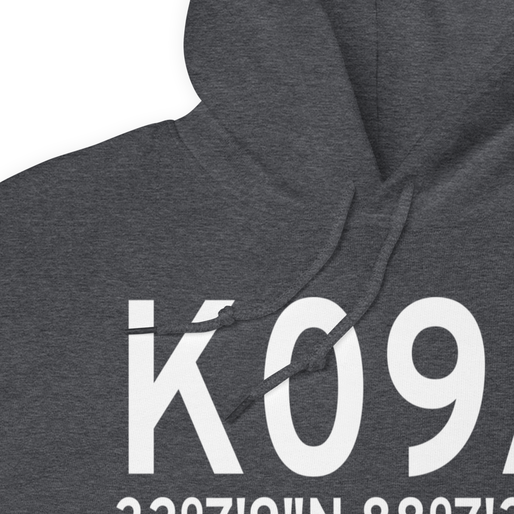 Butler-Choctaw County Airport (K09A) ICAO Hoodie Sweatshirt 