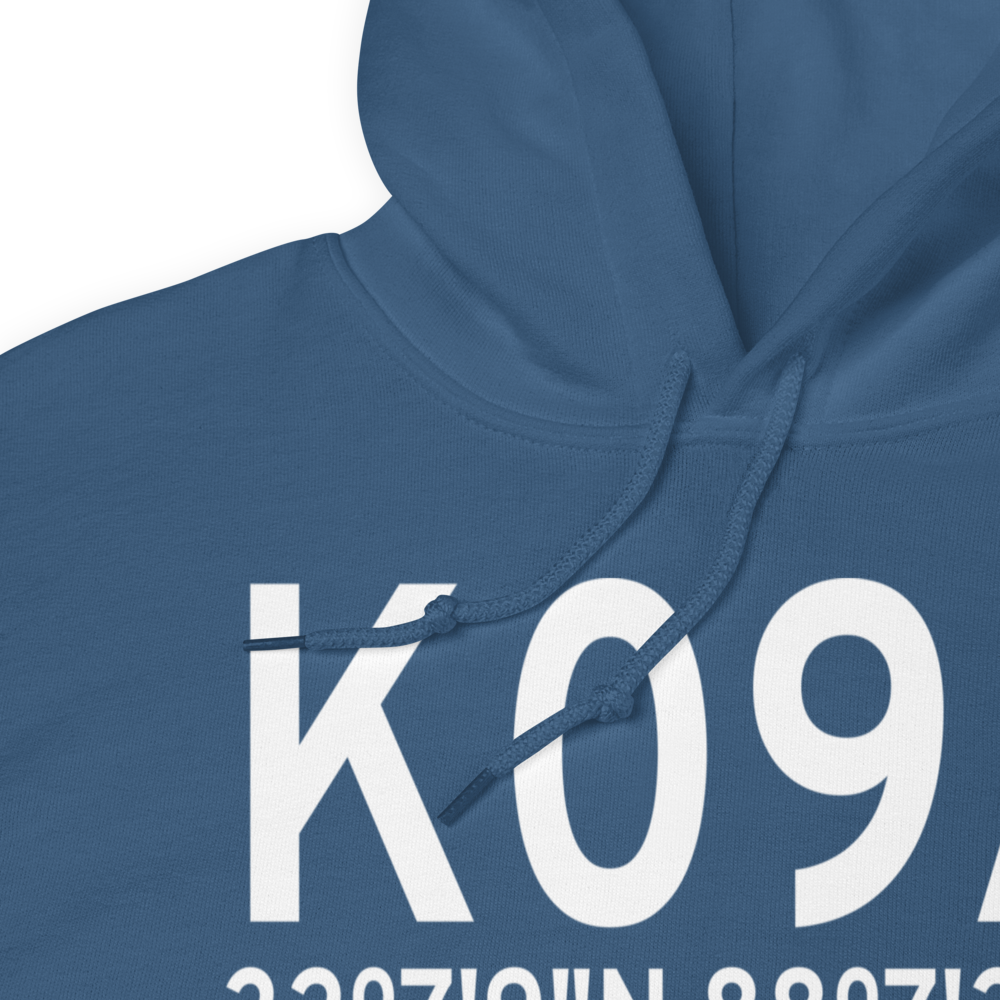 Butler-Choctaw County Airport (K09A) ICAO Hoodie Sweatshirt 