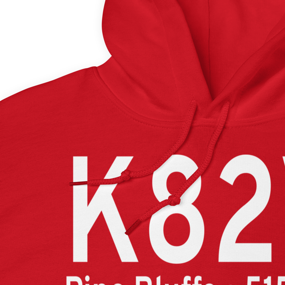 Pine Bluffs Municipal Airport (K82V) ICAO Hoodie Sweatshirt 