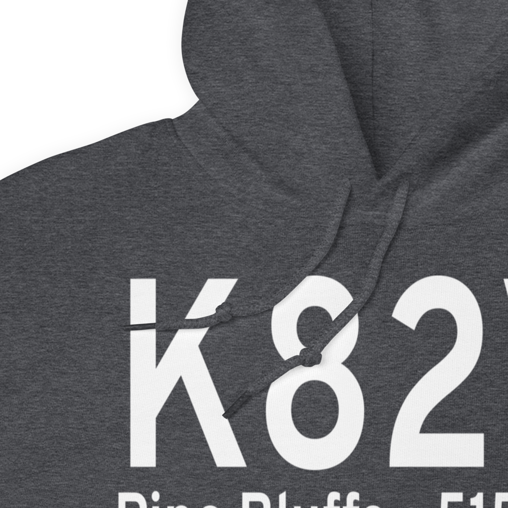 Pine Bluffs Municipal Airport (K82V) ICAO Hoodie Sweatshirt 