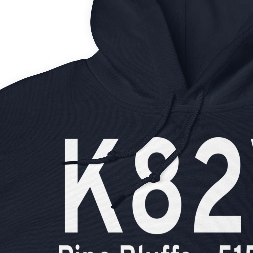 Pine Bluffs Municipal Airport (K82V) ICAO Hoodie Sweatshirt 