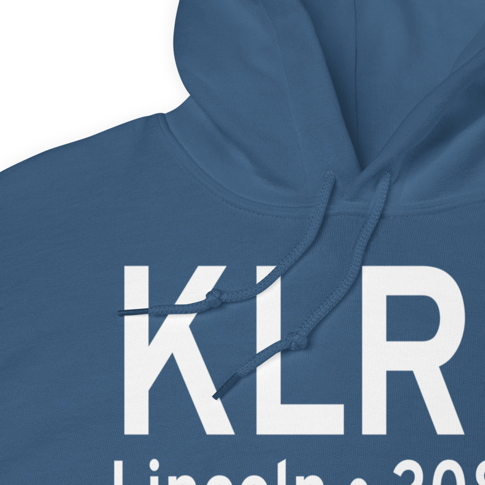 Lincoln Regional Airport (KLRG) ICAO Hoodie Sweatshirt 