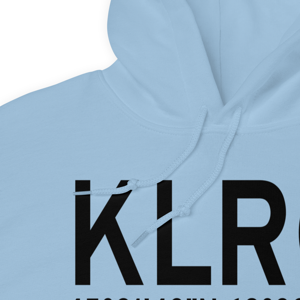 Lincoln Regional Airport (KLRG) ICAO Hoodie Sweatshirt 
