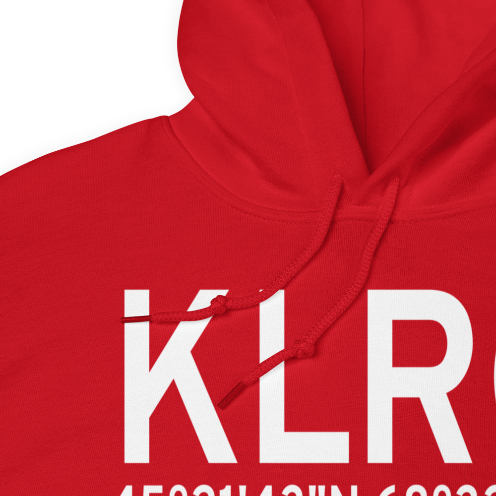 Lincoln Regional Airport (KLRG) ICAO Hoodie Sweatshirt 