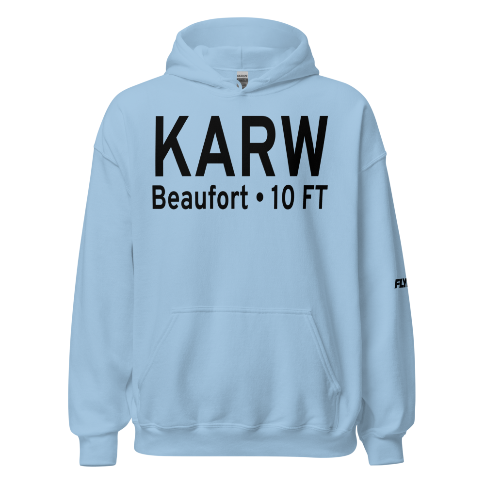 Beaufort County Airport (KARW) ICAO Hoodie Sweatshirt 