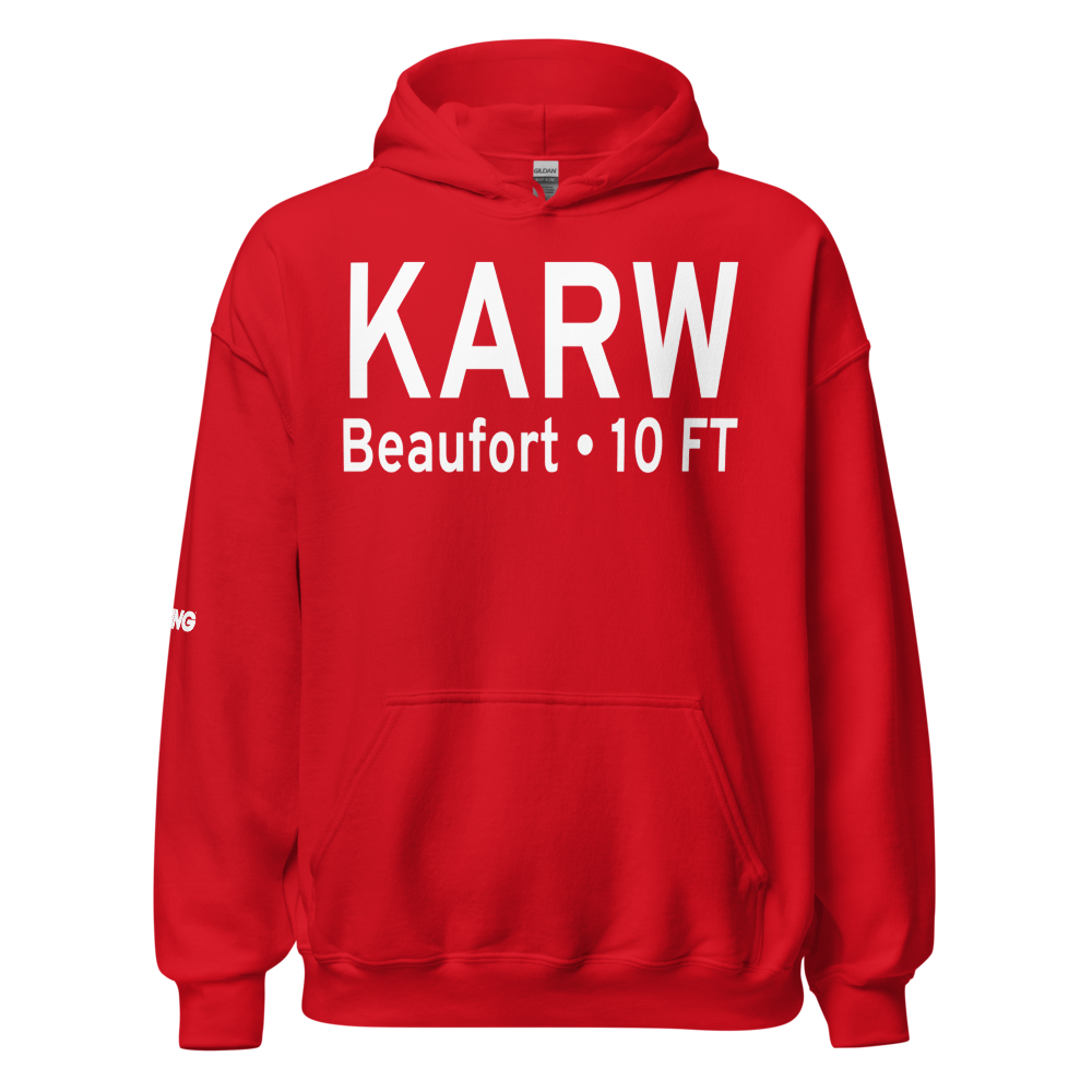 Beaufort County Airport (KARW) ICAO Hoodie Sweatshirt 