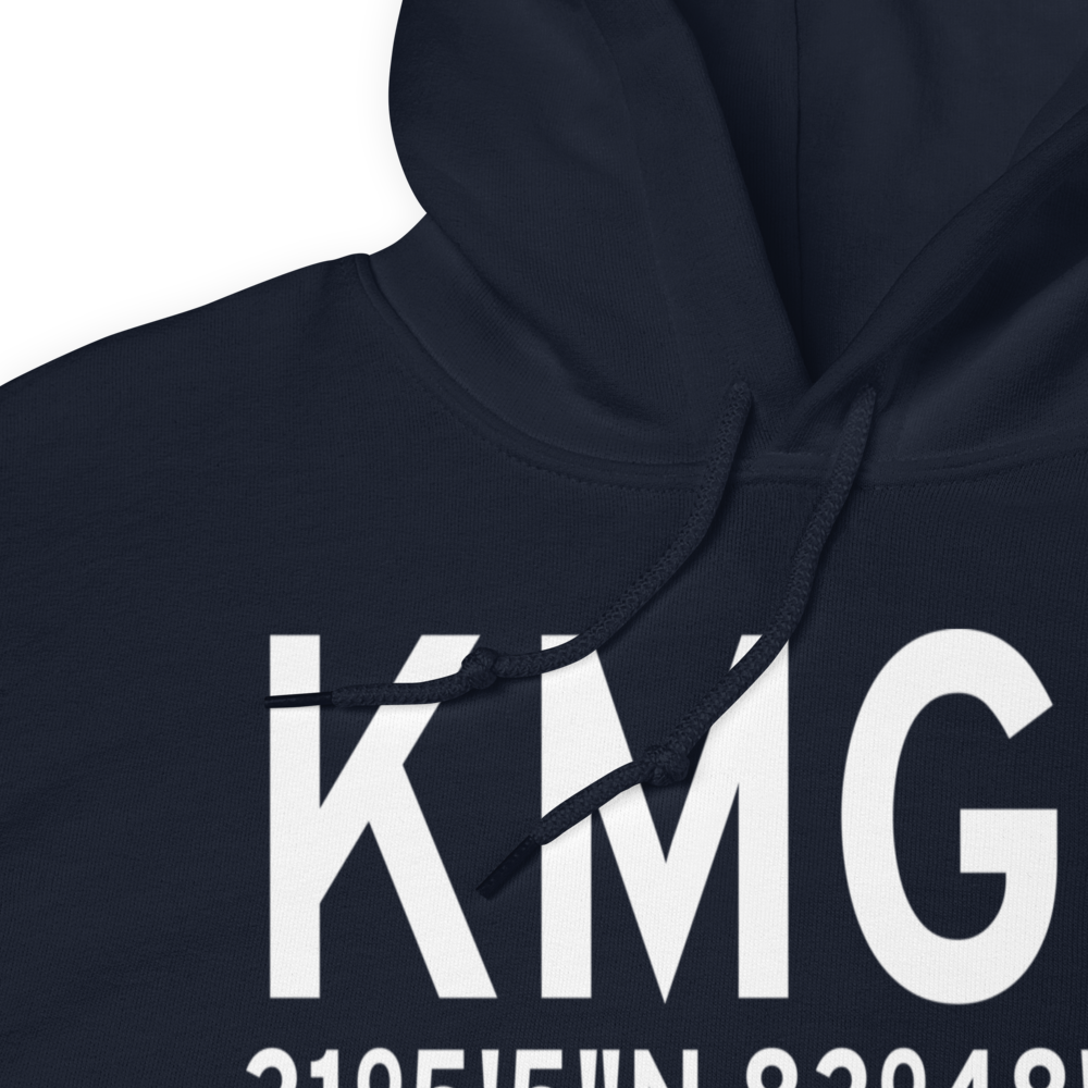 Moultrie Municipal Airport (KMGR) ICAO Hoodie Sweatshirt 