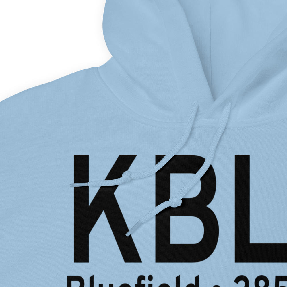 Mercer County Airport (KBLF) ICAO Hoodie Sweatshirt 