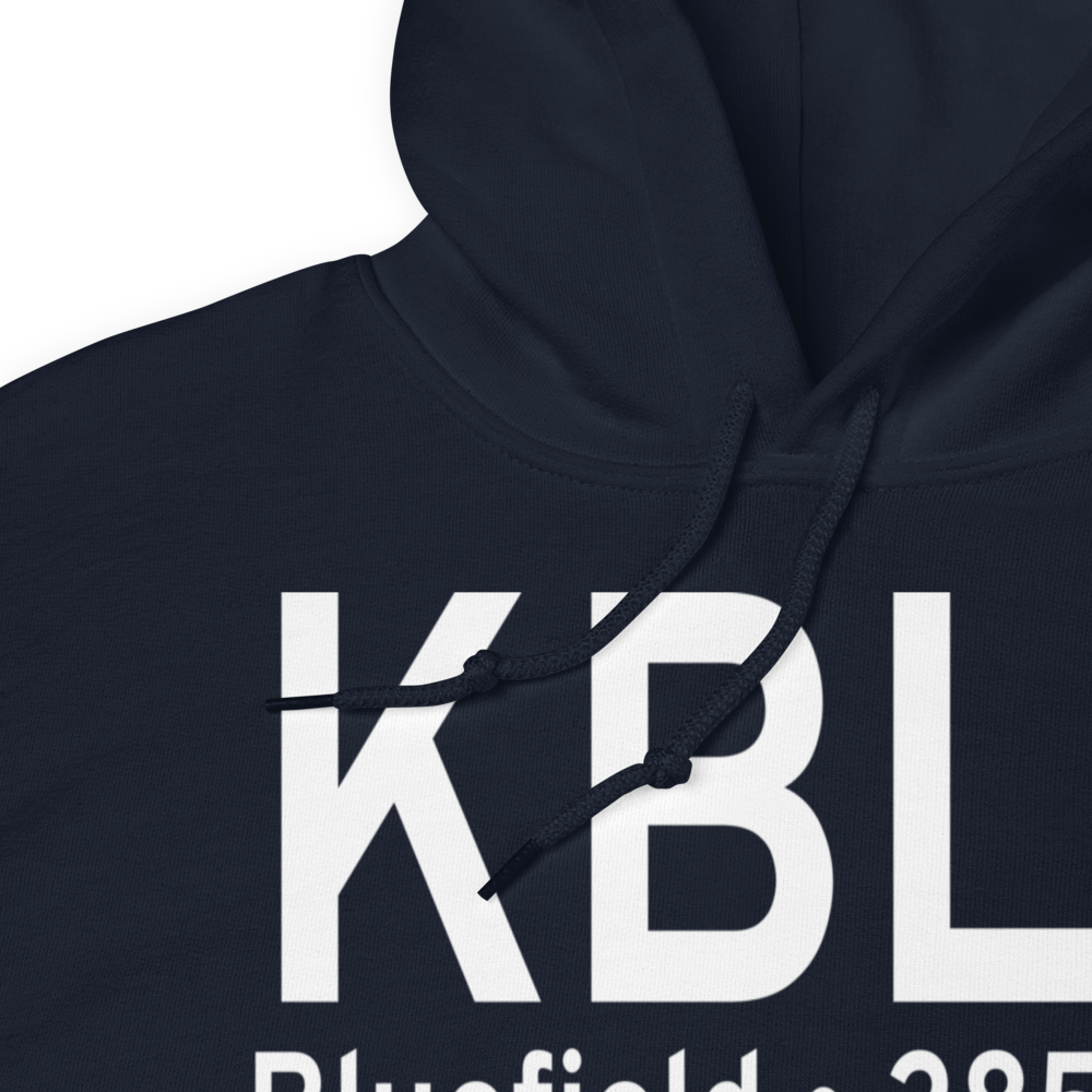 Mercer County Airport (KBLF) ICAO Hoodie Sweatshirt 