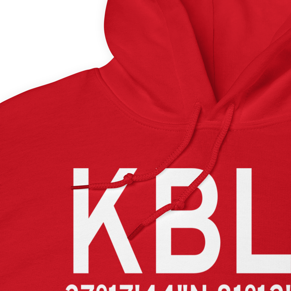 Mercer County Airport (KBLF) ICAO Hoodie Sweatshirt 