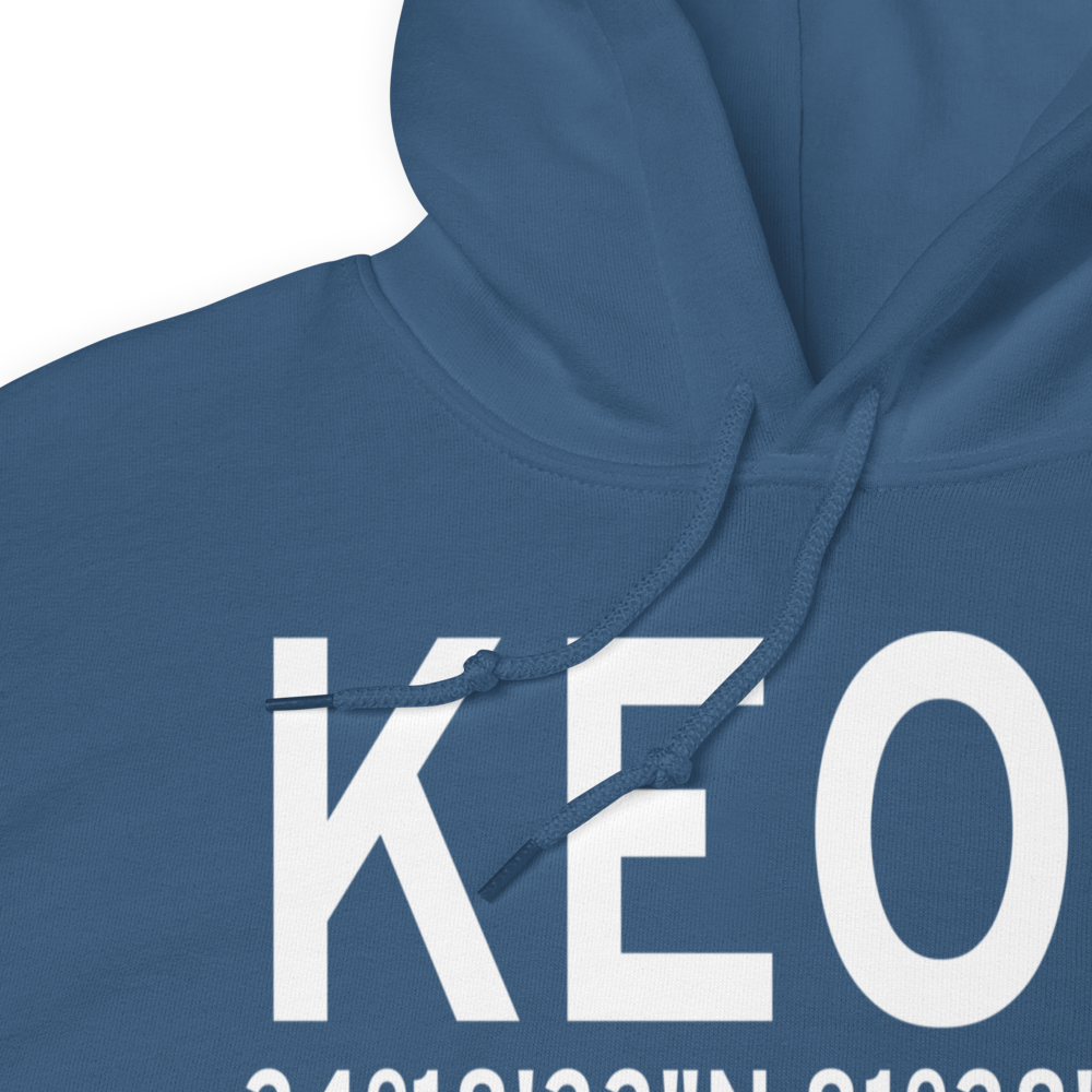 Newberry County Airport (KEOE) ICAO Hoodie Sweatshirt 