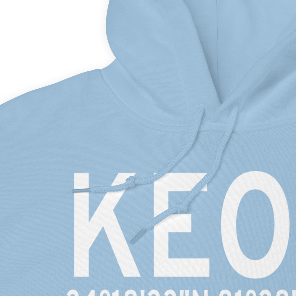 Newberry County Airport (KEOE) ICAO Hoodie Sweatshirt 