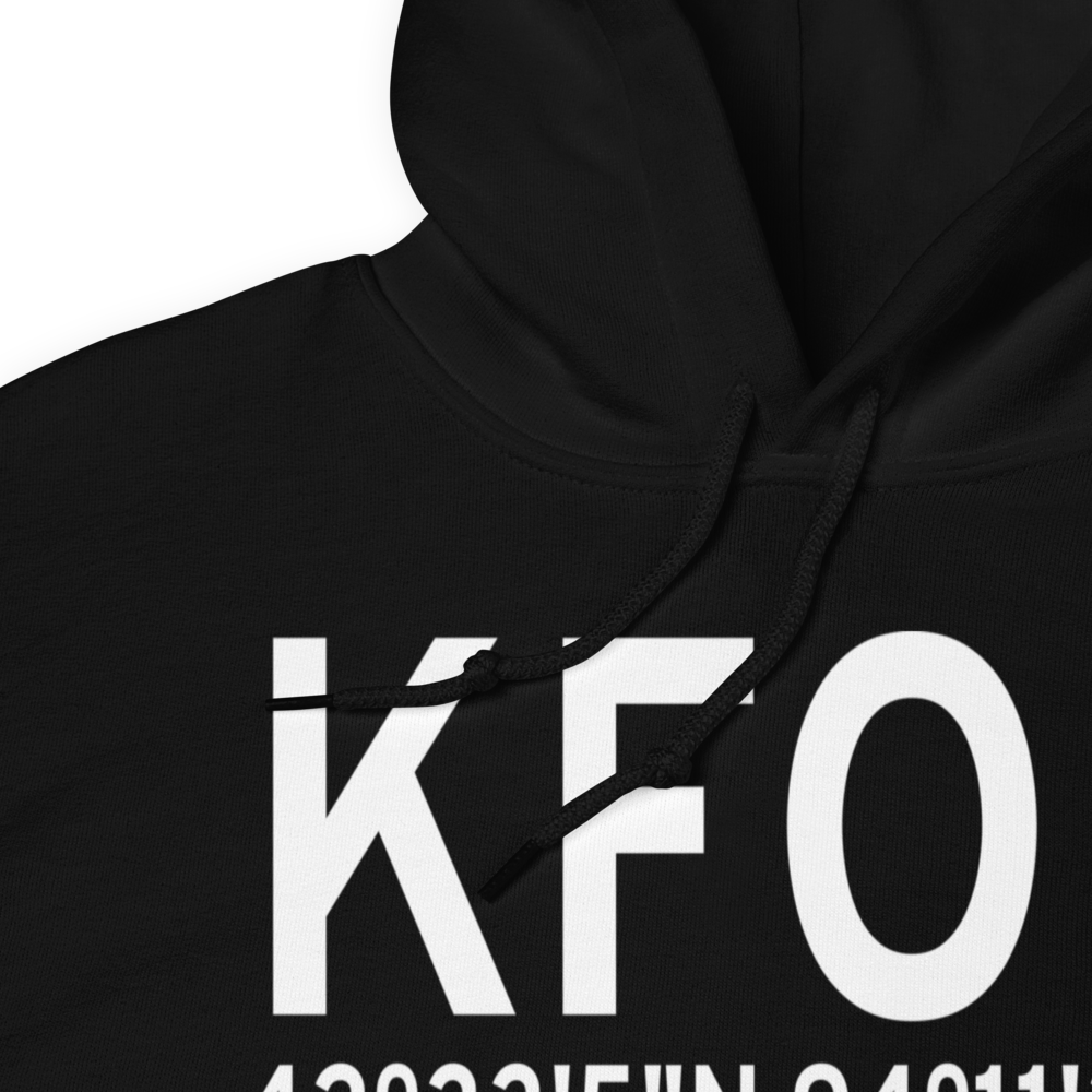 Fort Dodge Regional Airport (KFOD) ICAO Hoodie Sweatshirt 