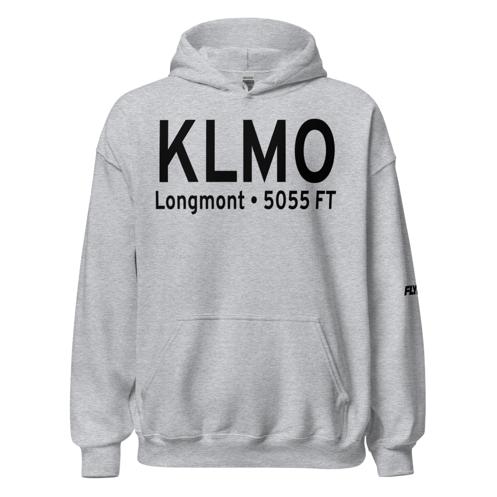 Vance Brand Airport (KLMO) ICAO Hoodie Sweatshirt 