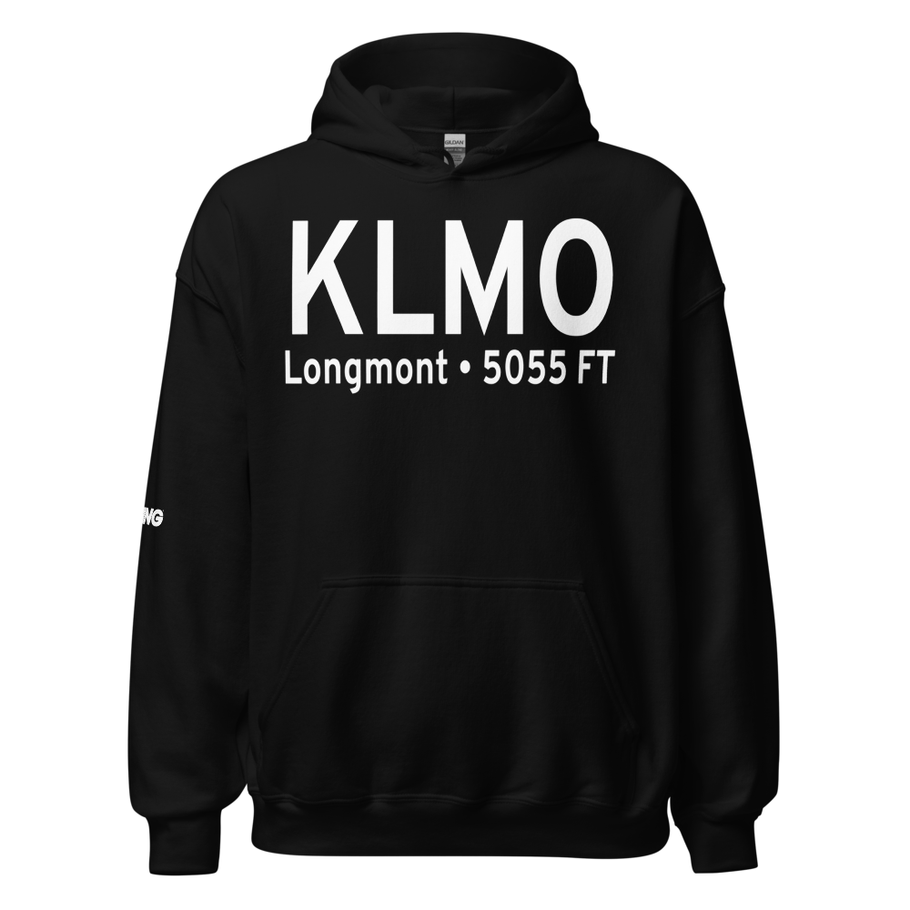 Vance Brand Airport (KLMO) ICAO Hoodie Sweatshirt 