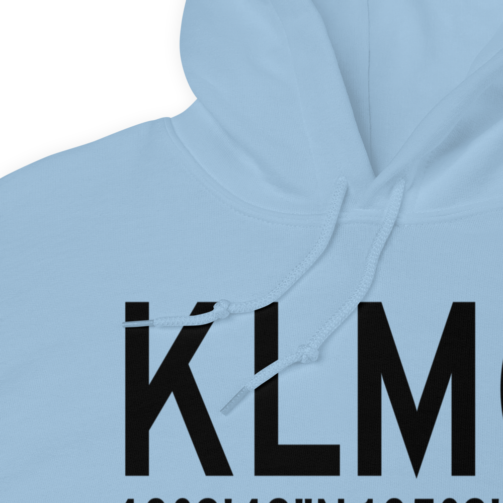 Vance Brand Airport (KLMO) ICAO Hoodie Sweatshirt 